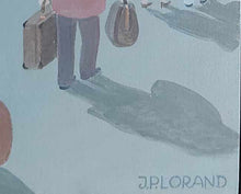 Charger l&#39;image dans la galerie, LORAND Jean-Pierre  : Partir, Tableau Acrylique sur toile, signaure
