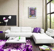 Charger l'image dans la galerie, LYX - Forever loved, tableau acrylique sur papier Arches, mise en situation