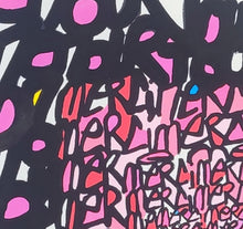 Charger l'image dans la galerie, LYX - Forever loved, tableau acrylique sur papier Arches, détail