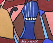 Charger l'image dans la galerie, ARNOUIL Alain - Morceau de musique - Le violon éclate, signature