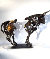 MARZIN Michel - Force tranquille , Sculpture, Acier soudé