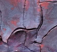 Charger l'image dans la galerie, MAZUREK Véro : 25-01, Tableau, technique mixte texturée sur toile, détail des craquelures