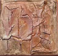 MAZUREK Véro : 25-02, Tableau, technique mixte texturée sur toile