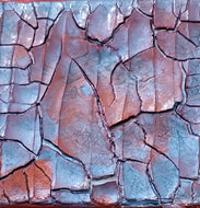 MAZUREK Véro : 25-03, Tableau, technique mixte texturée sur toile
