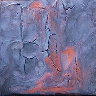 MAZUREK Véro : 25-05, Tableau, technique mixte texturée sur toile