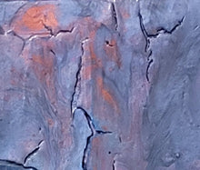 Charger l'image dans la galerie, MAZUREK Véro : 25-05, Tableau, technique mixte texturée sur toile, détail