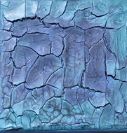 MAZUREK Véro : 25-08, Tableau abstrait, technique mixte texturée sur toile