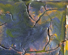 Charger l'image dans la galerie, MAZUREK Véro : 25-12, Tableau abstrait, technique mixte texturée sur toile, détail