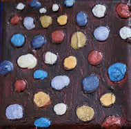 MAZUREK Véro : 25-14, Tableau abstrait, technique mixte texturée sur toile 