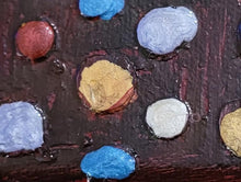 Charger l'image dans la galerie, MAZUREK Véro : 25-14, Tableau abstrait, technique mixte texturée sur toile , détail