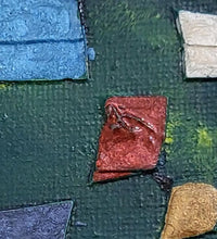 Charger l'image dans la galerie, MAZUREK Véro : 25-17, Tableau abstrait, technique mixte texturée sur toile, détail