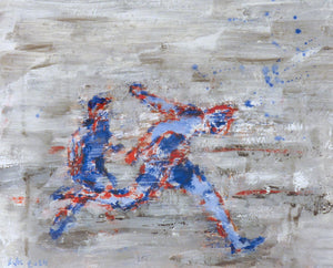 Acrylique&nbsp; sur toile d'&nbsp;Arno LANZI&nbsp;: Olympiades 2