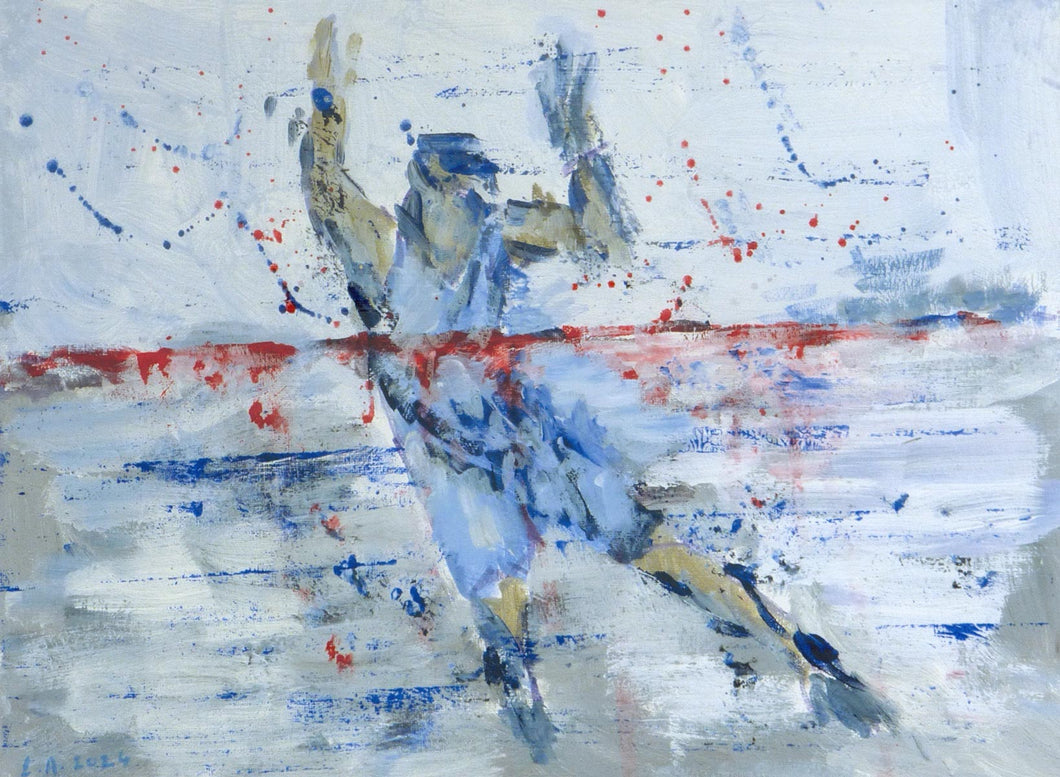 LANZI  Arno : Olympiades 7 (Tableau, acrylique sur toile)