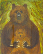 Tableau deLANZI Paola - Ourse et son petit