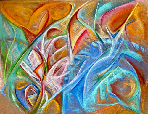 WOLF Kristina Viera - Parenthèse merveilleuse, Dessin Pastel sur papier