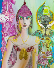 Charger l&#39;image dans la galerie, PERRIN Marie-Paskale - Eve (tableau, Acrylique / toile), détail