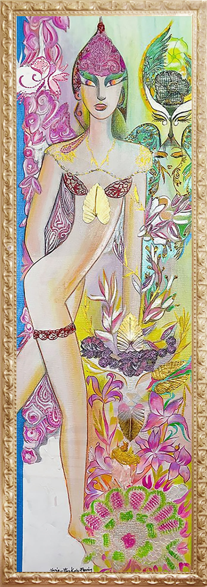 PERRIN Marie-Paskale - Eve (tableau, Acrylique / toile), tableau encadré