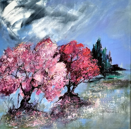 RITSCHARD Patricia - Eclair d'azur, tableau