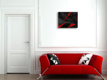 Charger l&#39;image dans la galerie, SALA Michèle  - Arrogance, tableau abstrait, mise en situation