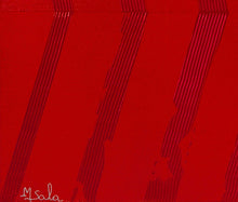 Charger l&#39;image dans la galerie, Michèle SALA, Influences. rouge, Tableau abstrait, signature