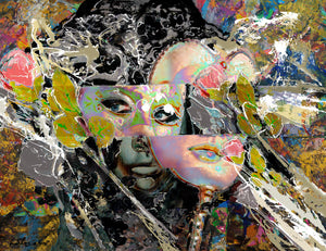 Shestakov - Puzzle, techniques mixtes sur toile