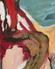 Charger l&#39;image dans la galerie, SITELLE - Liseuse de dos (tableau, Acrylique / toile), détail