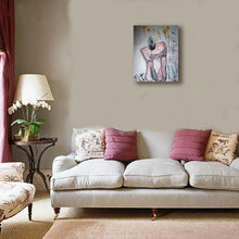 Charger l&#39;image dans la galerie, SITELLE - Je ne suis pas un robot (tableau, Mixte / toile), mise en situation