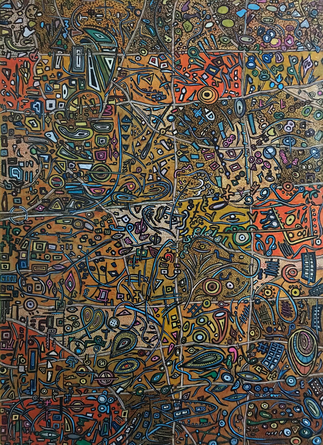 TOUSSAINT - Capharnaüm (tableau, Acrylique / Toile)