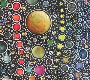 TOUSSAINT - Les bulles (tableau, détails)
