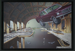 VAN QUICKENBORNE Thierry - Le temps suspendu, tableau, Acrylique et Huile sur toile ou impression sur dobond (Copie)