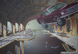 tableau de VAN QUICKENBORNE Thierry  - Le temps suspendu