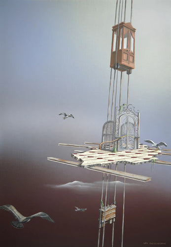VAN QUICKENBORNE Thierry - La destinée, tableau, Acrylique et Huile sur toile ou impression sur dobond (Copie) (Copie)