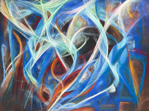 WOLF Kristina Viera - Monte, tableau, Pastel sur papier