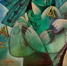 Charger l'image dans la galerie, AL HATTAB - Amour et paix (tableau, Huile / Toile)
