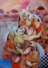 Charger l'image dans la galerie, AL HATTAB Nizar - I miss you (tableau, Huile / Toile)