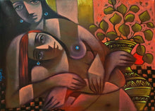 Charger l'image dans la galerie, AL HATTAB Nizar - Love and harmony (tableau, Huile / Toile)