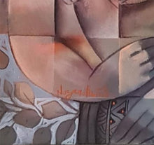 Charger l'image dans la galerie, AL HATTAB Nizar - Mother and daughter bride (tableau, Huile / Toile), signature