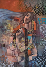 Charger l'image dans la galerie, AL HATTAB Nizar - Mother and daughter bride (tableau, Huile / Toile)