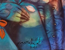 Charger l'image dans la galerie, AL HATTAB Nizar - Nostalgia (tableau, Huile / Toile), signature