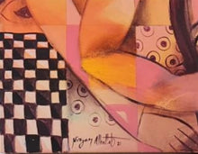 Charger l'image dans la galerie, AL HATTAB Nizar - the woman is the roots of the earth (tableau, Huile / Toile), signature