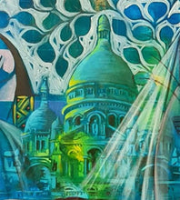 Charger l'image dans la galerie, AL HATTAB Nizar - Le sacré coeur (tableau, Huile / Toile, détail)