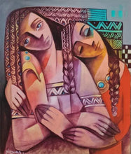 Charger l'image dans la galerie, AL HATTAB Nizar - Sans titre 1 (tableau, Huile / Toile)