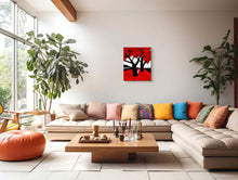 Charger l'image dans la galerie, SALA Michèle  - Arbres,  tableau abstrait, Acrylique sur toile, mise en situation