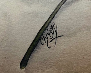 Christy - Douceurs aux lèvres châtaigne, signature