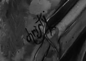 CHRISTY - Mystérieuse en noir et blanc, signature