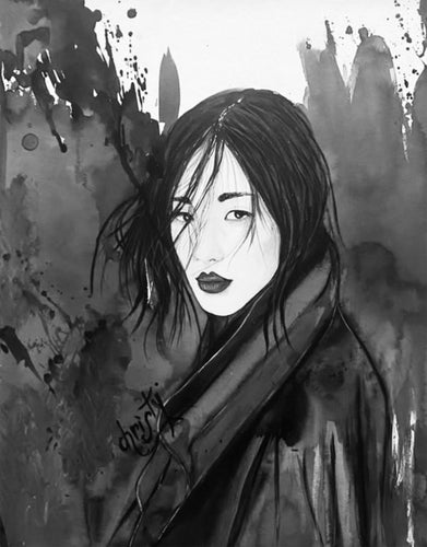 CHRISTY - Mystérieuse en noir et blanc
