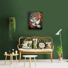 Charger l'image dans la galerie, War is hell, Tableau acrylique et collages - sur toile de Claudia Coccina
