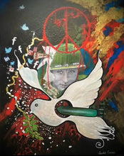 Charger l'image dans la galerie, War is hell, tableau de Claudia Coccina
