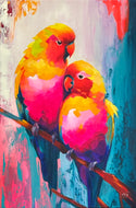 Nathaly VERA - Complices (tableau, Acrylique / toile) 