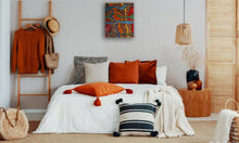 Charger l&#39;image dans la galerie, TOUSSAINT - Bombay (tableau, Acrylique / Toile), mise en situaion